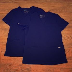 Two Figs Casma Scrub Tops-Small